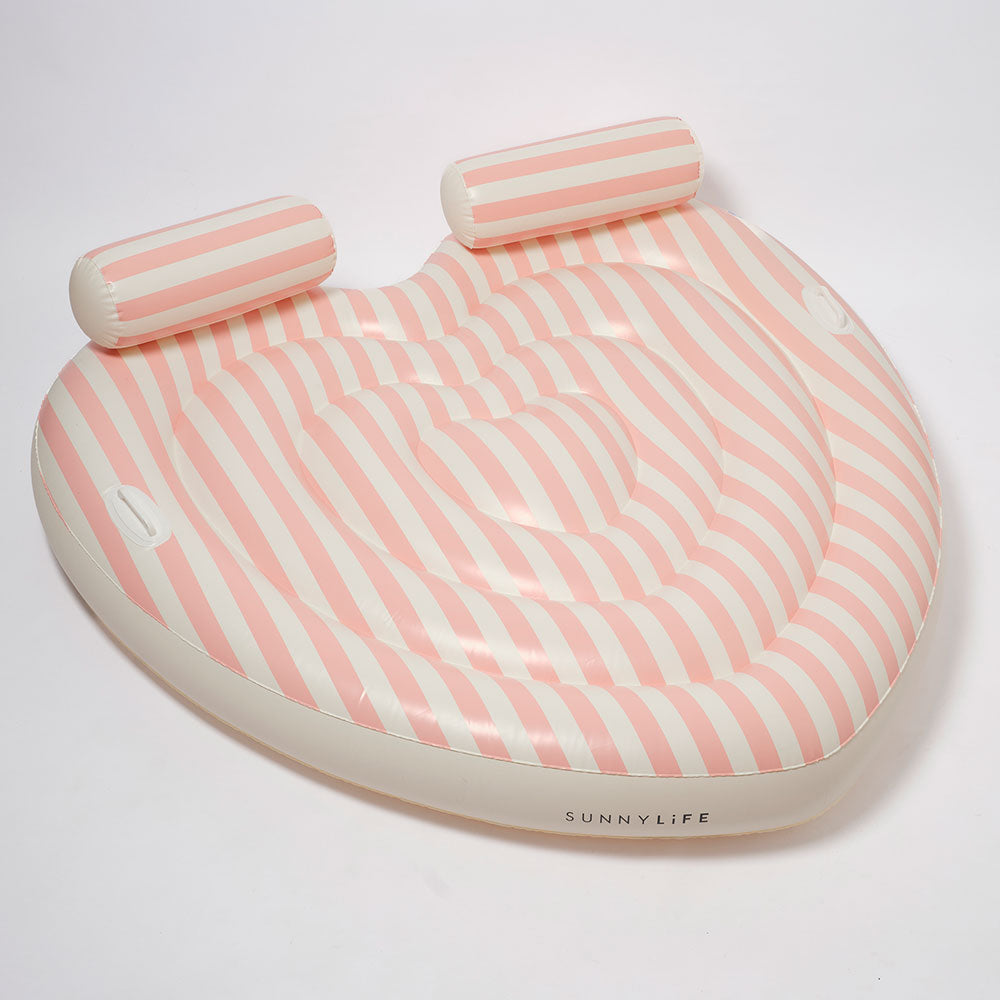 SUNNYLiFE Twin Heart Lie-On Float