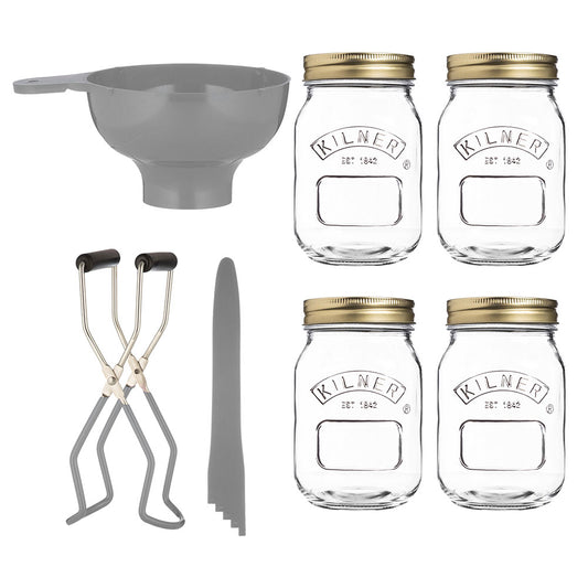 Kilner Preserve 8 Piece Starter Set 500ml