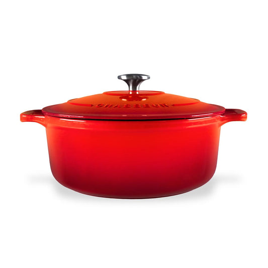 Chasseur Round French Oven 24cm 4L Inferno Red