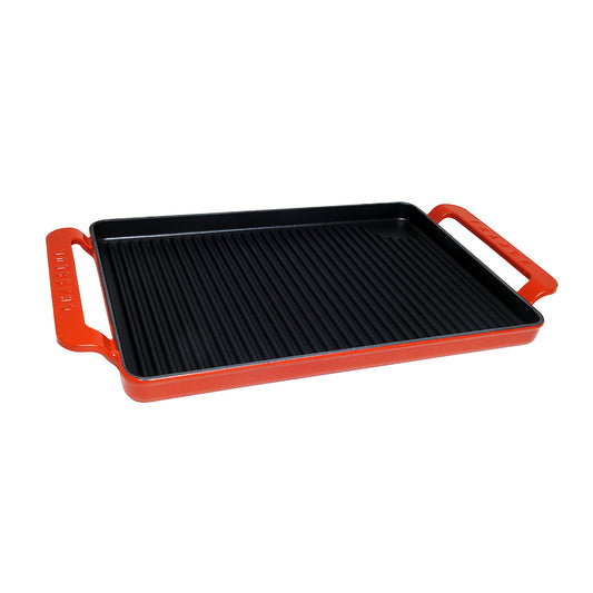 Chasseur Rectangular Grill 42 x 24cm Inferno Red