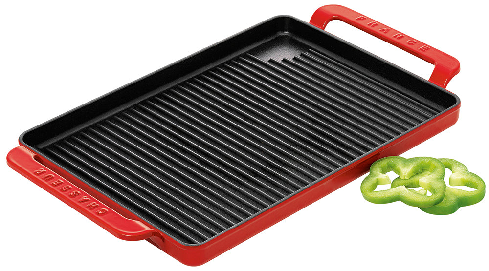 Chasseur Rectangular Grill 42 x 24cm Inferno Red