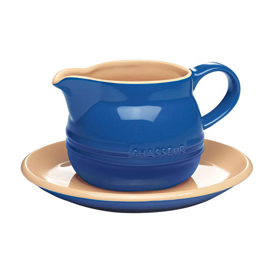 Chasseur Gravy Boat With Saucer 450ml Blue - MyHouse