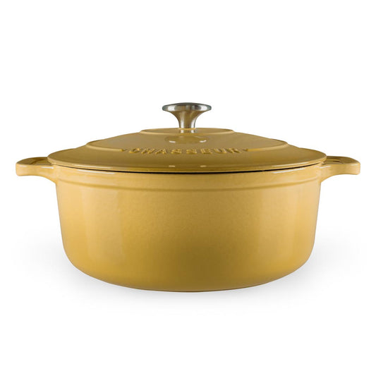 Chasseur Round French Oven 28cm 6.1L Mustard