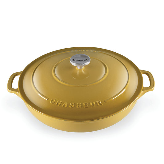 Chasseur Round Casserole 30cm 2.5L Mustard