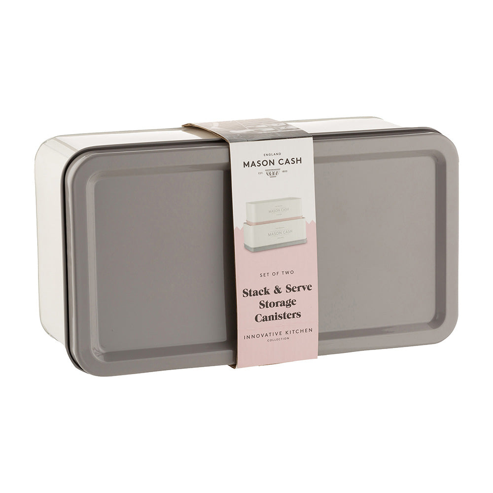 Mason Cash Innovative Kitchen Set of 2 Rectangular Tins