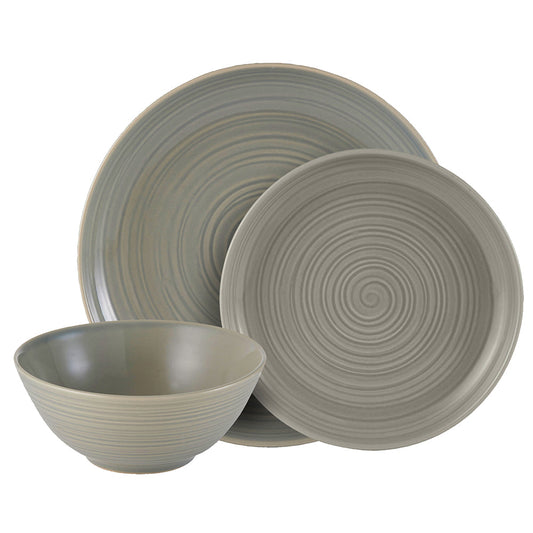 Mason Cash William Mason 12 Piece Dinner Set Grey