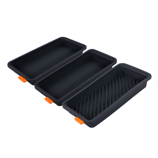 Bakemaster Set of 3 Divider Trays 28x13x35cm