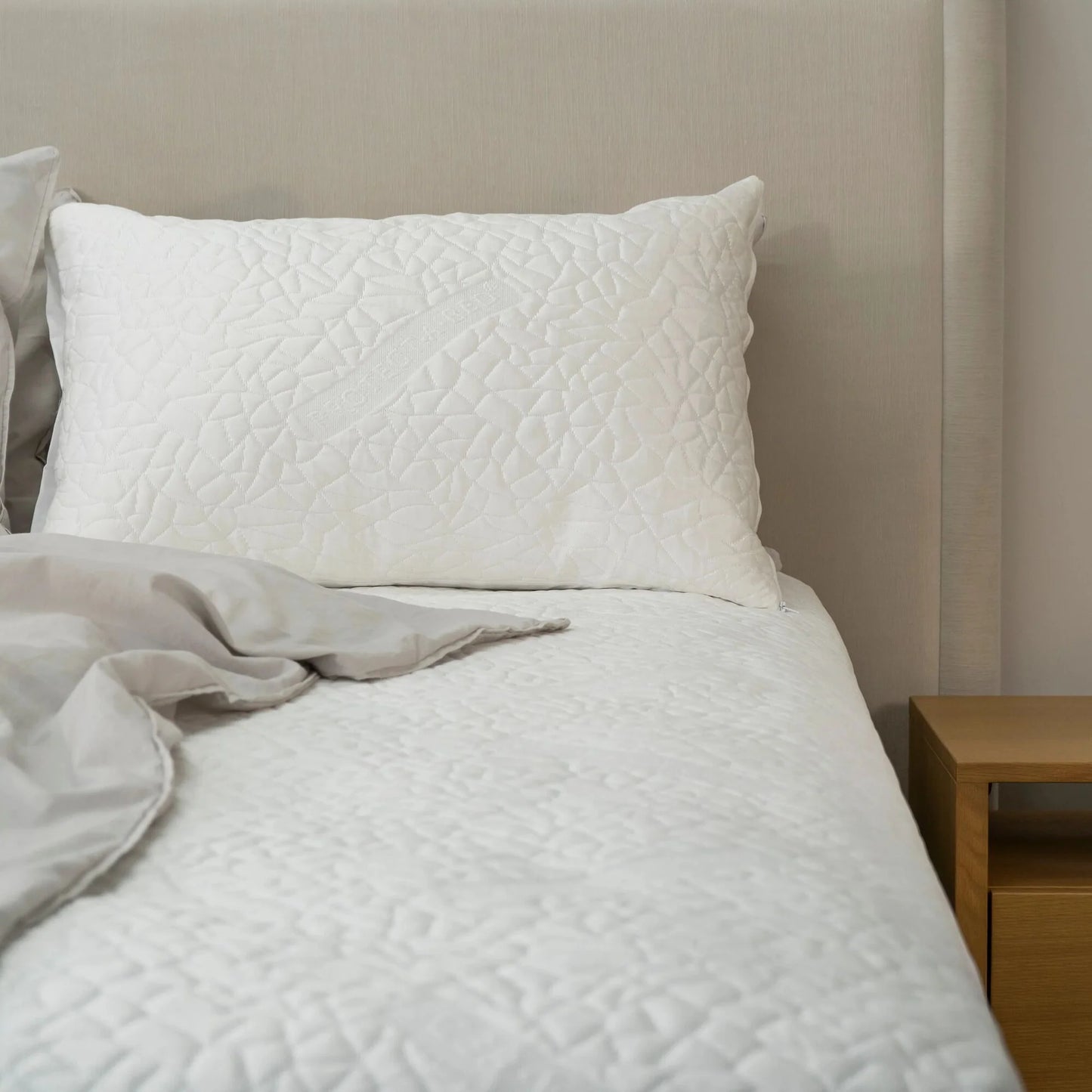 Protect-A-Bed Arctic Chill Polartex Jacquard Pillow Protector Twin Pack