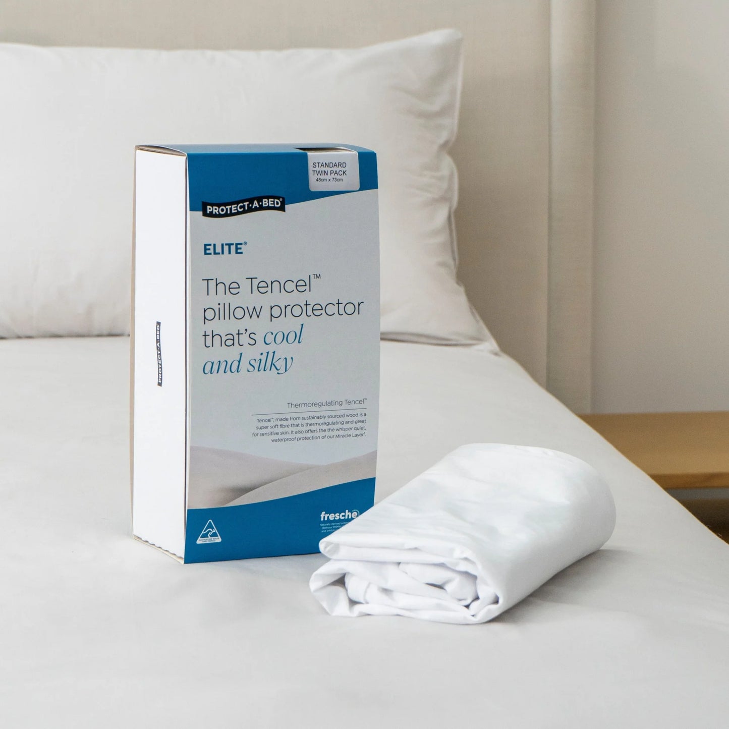 Protect-A-Bed Elite Tencel With Side Protection Pillow Protector