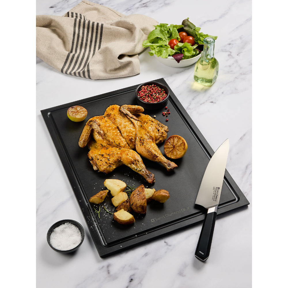 Swiss Diamond Premium Kitchen Wood Fibre Cutting Board 44x32cm