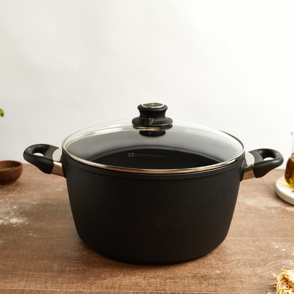 Swiss Diamond XD Induction Stockpot with Lid 8L