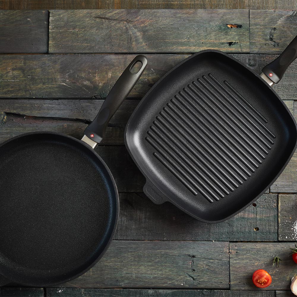 Swiss Diamond XD Induction 2 Piece Grill Pan Set