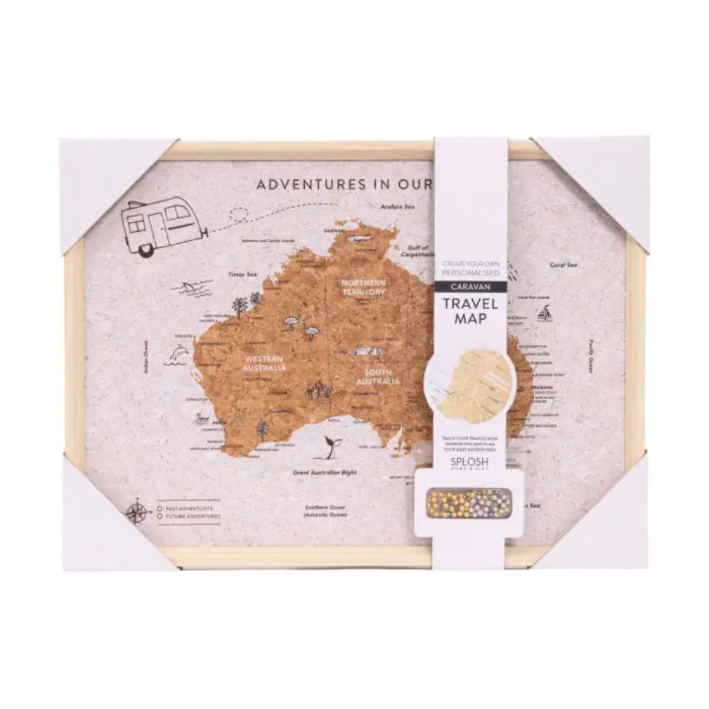 Splosh Caravan Australia Travel Map