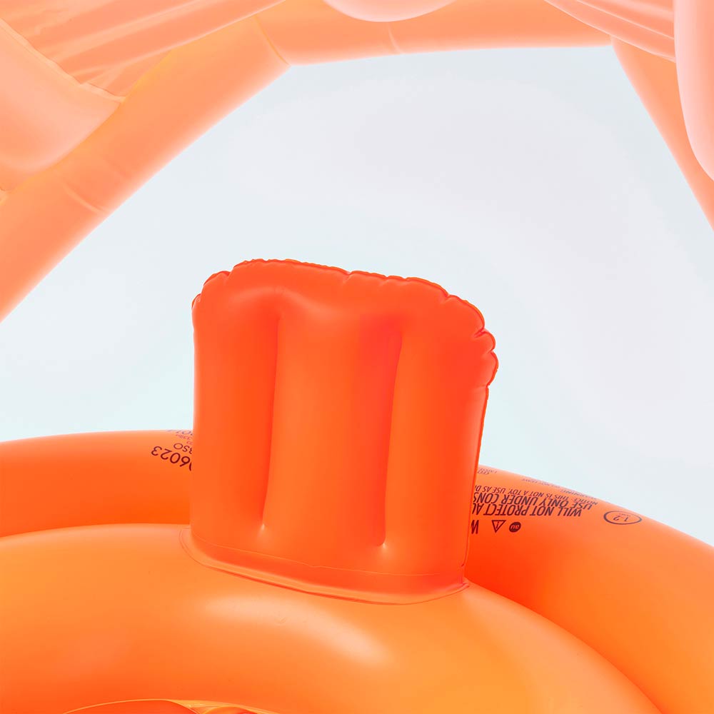 SUNNYLiFE Baby Float Sonny The Sea Creature Neon Orange