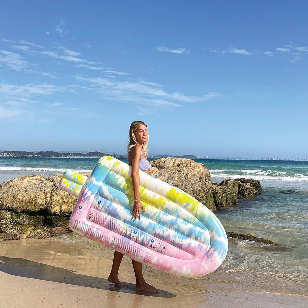 SUNNYLiFE Luxe Lie-On Float Ice Pop Tie Dye