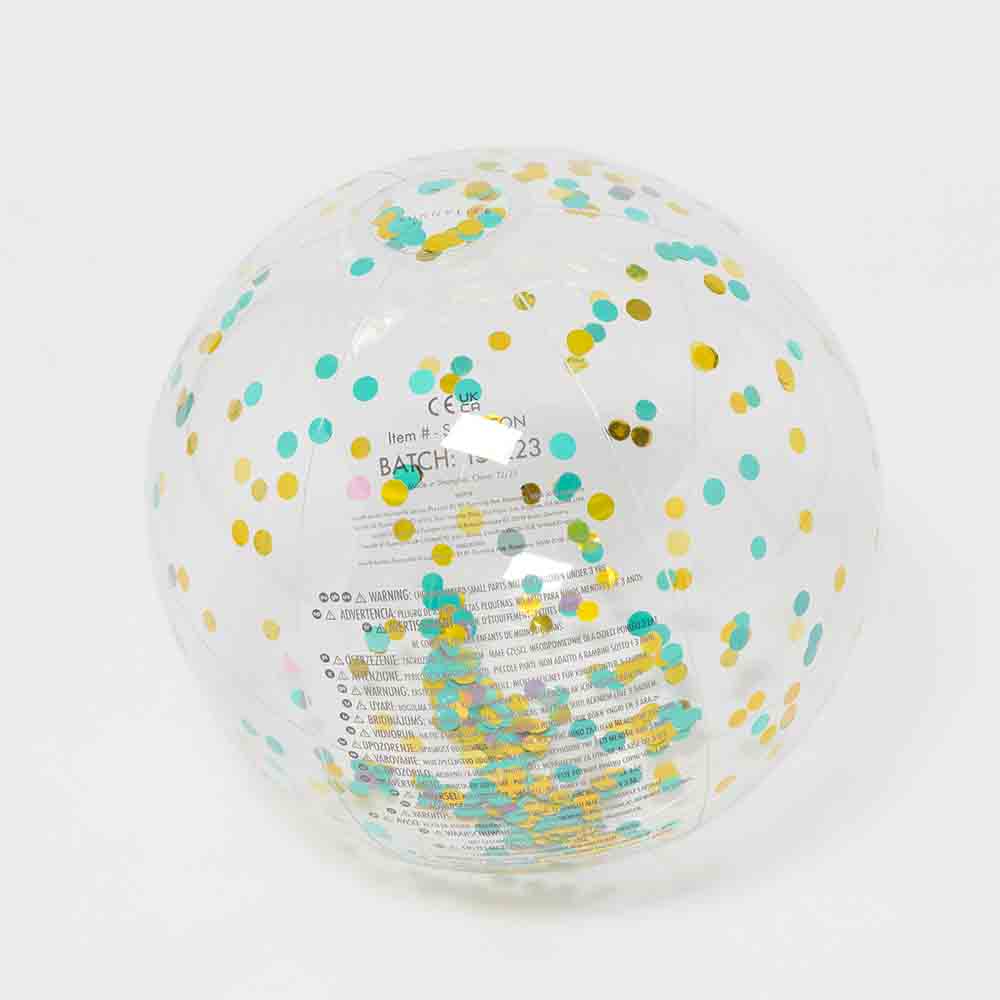 SUNNYLiFE Inflatable Beach Ball Confetti Multi