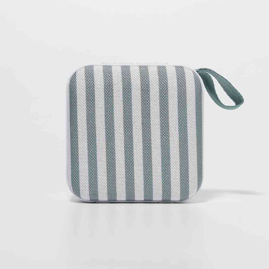 SUNNYLiFE Portable Travel Speaker The Vacay Olive Stripe