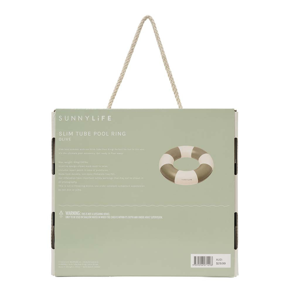 SUNNYLiFE Slim Tube Pool Ring