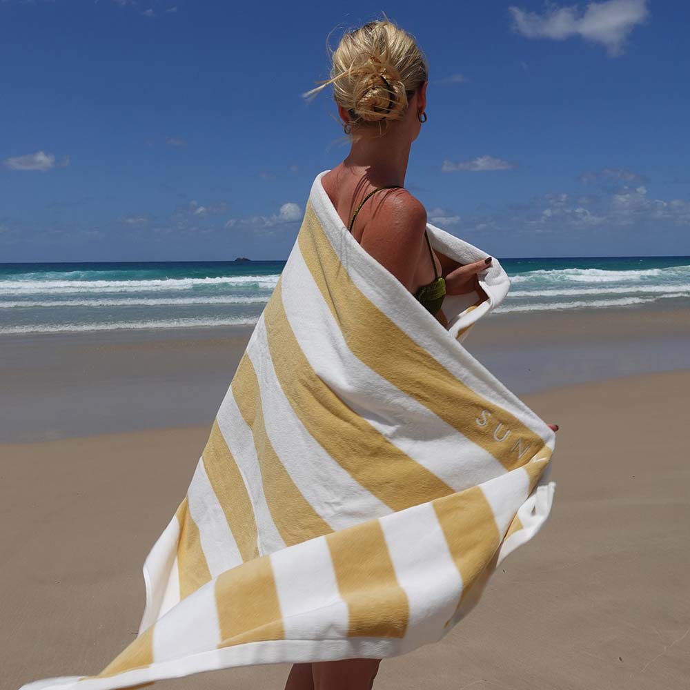 SUNNYLiFE Beach Towel yellow