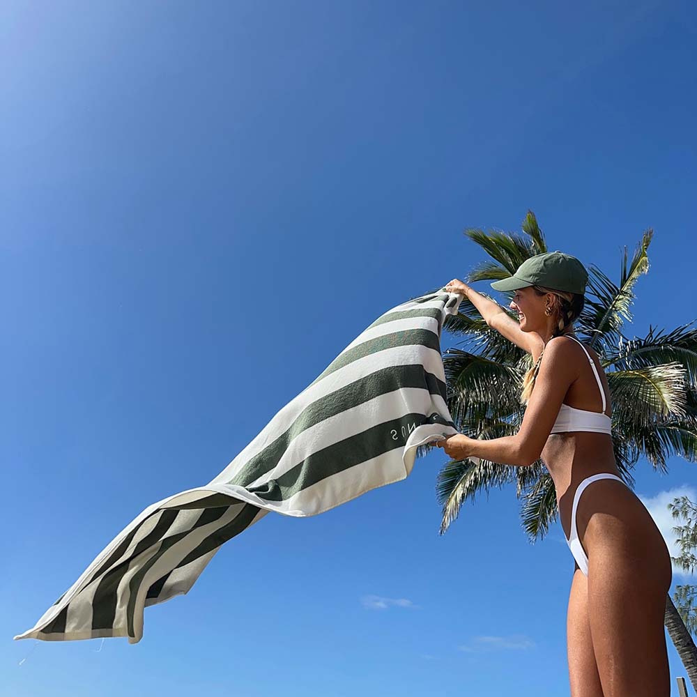 SUNNYLiFE Beach Towel green