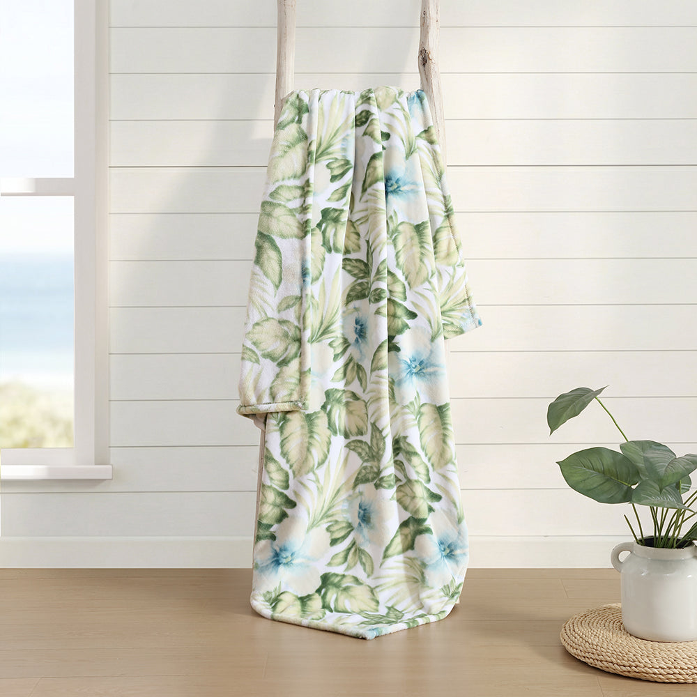 Tommy Bahama Home Alba Botanical Throw