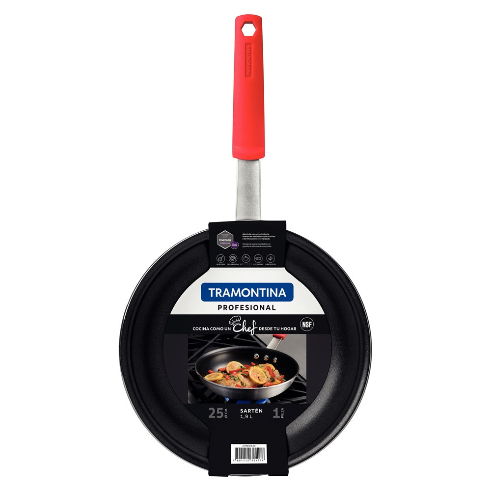 Tramontina Professional Aluminum Nonstick Restaurant Fry Pan 25cm - MyHouse