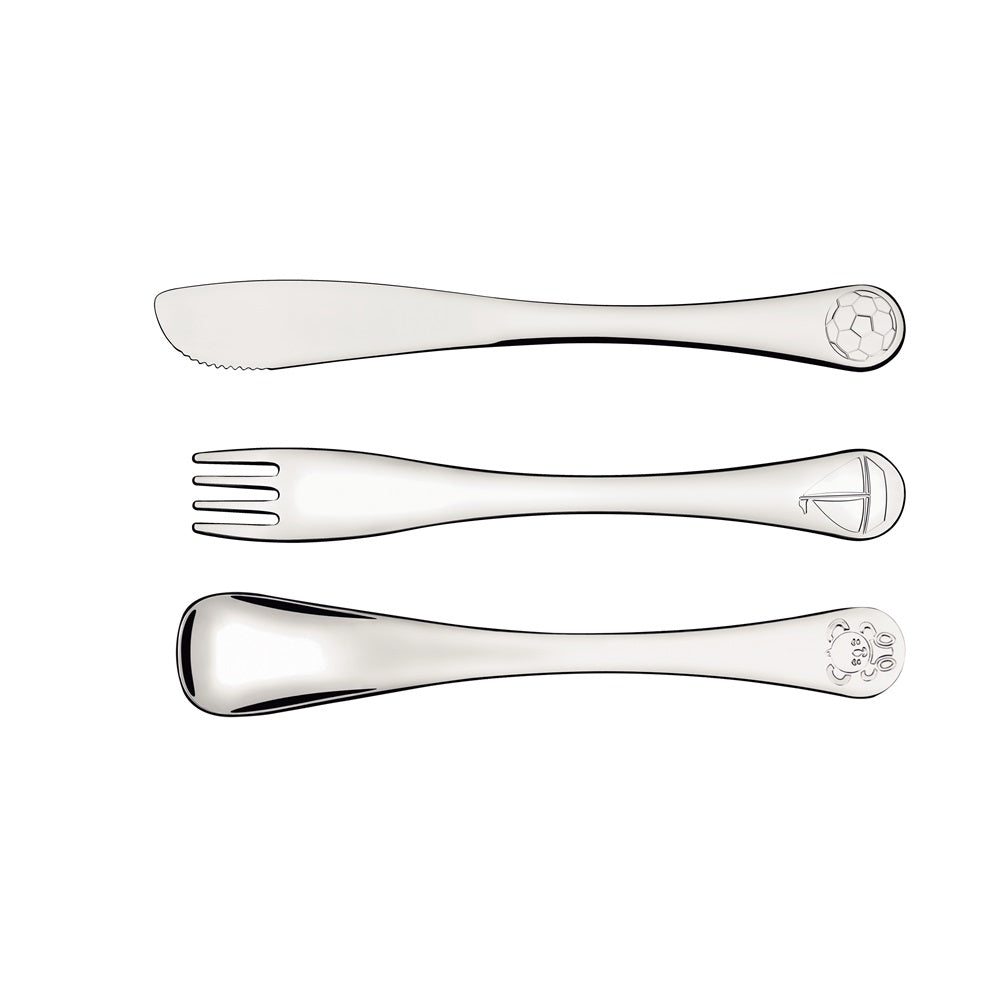 Tramontina Le Petit 3 Piece Stainless Steel Cutlery Set Boys - MyHouse