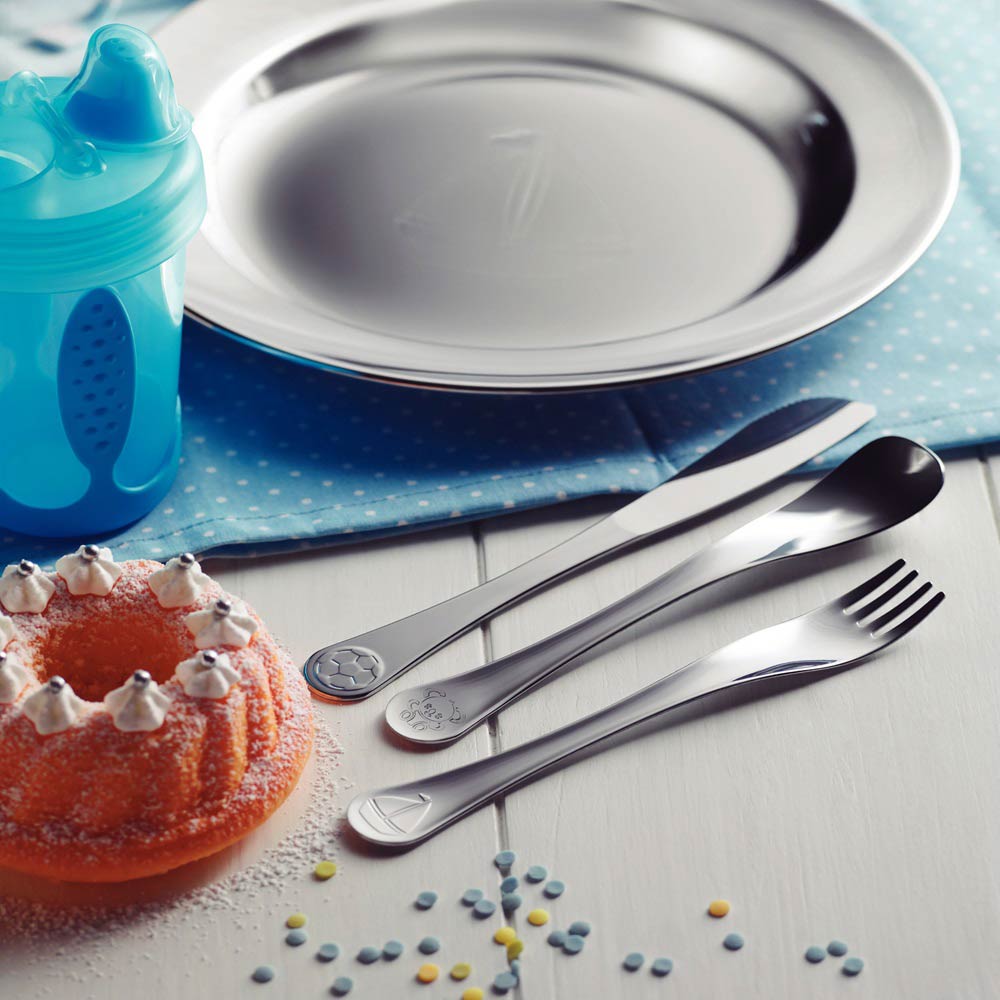 Tramontina Le Petit 3 Piece Stainless Steel Cutlery Set Boys - MyHouse