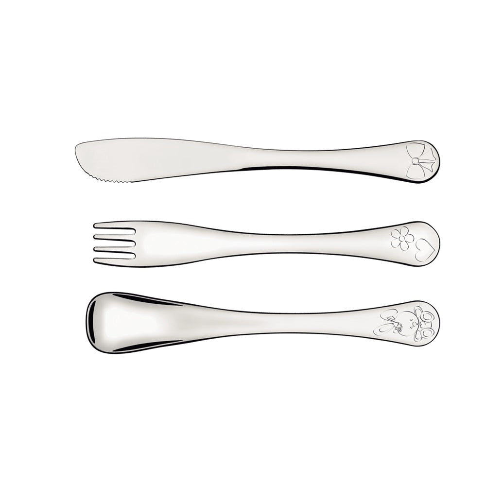 Tramontina Le Petit 3 Piece Stainless Steel Cutlery Set Girls- MyHouse