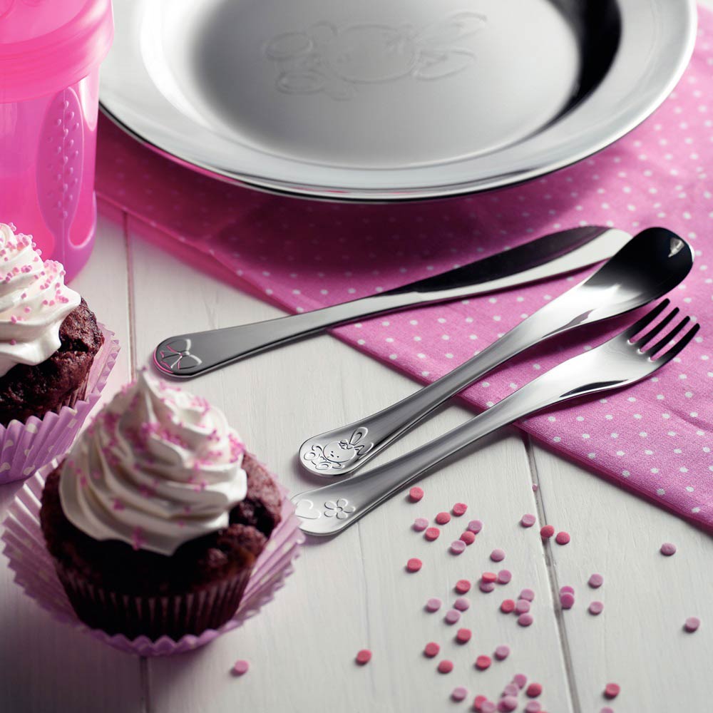 Tramontina Le Petit 3 Piece Stainless Steel Cutlery Set Girls- MyHouse