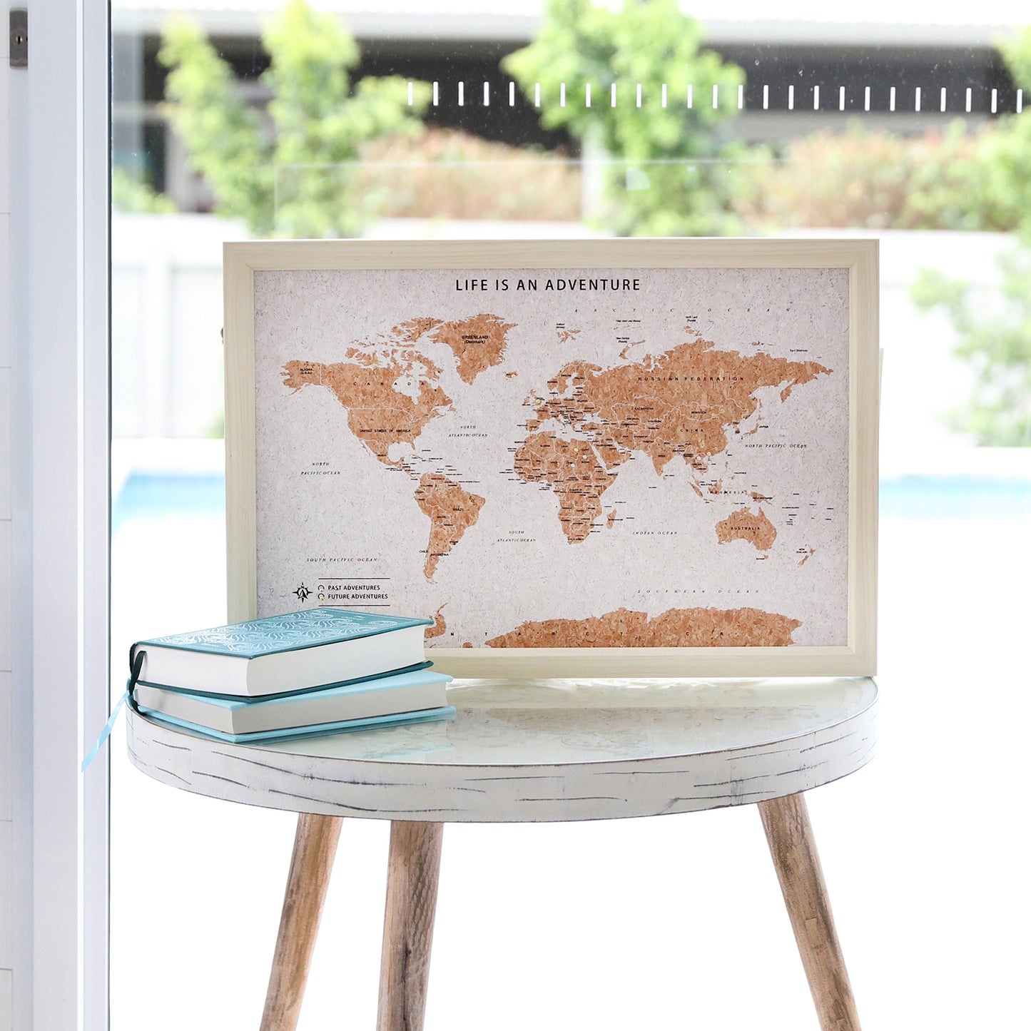 Splosh Travel Board World Small Map