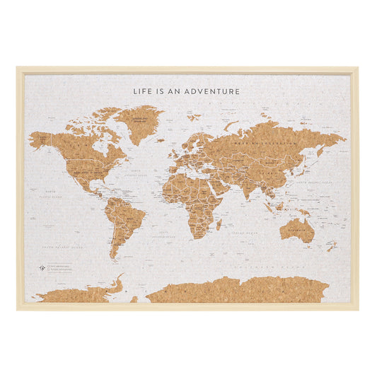 Splosh Travel Board World Large Map