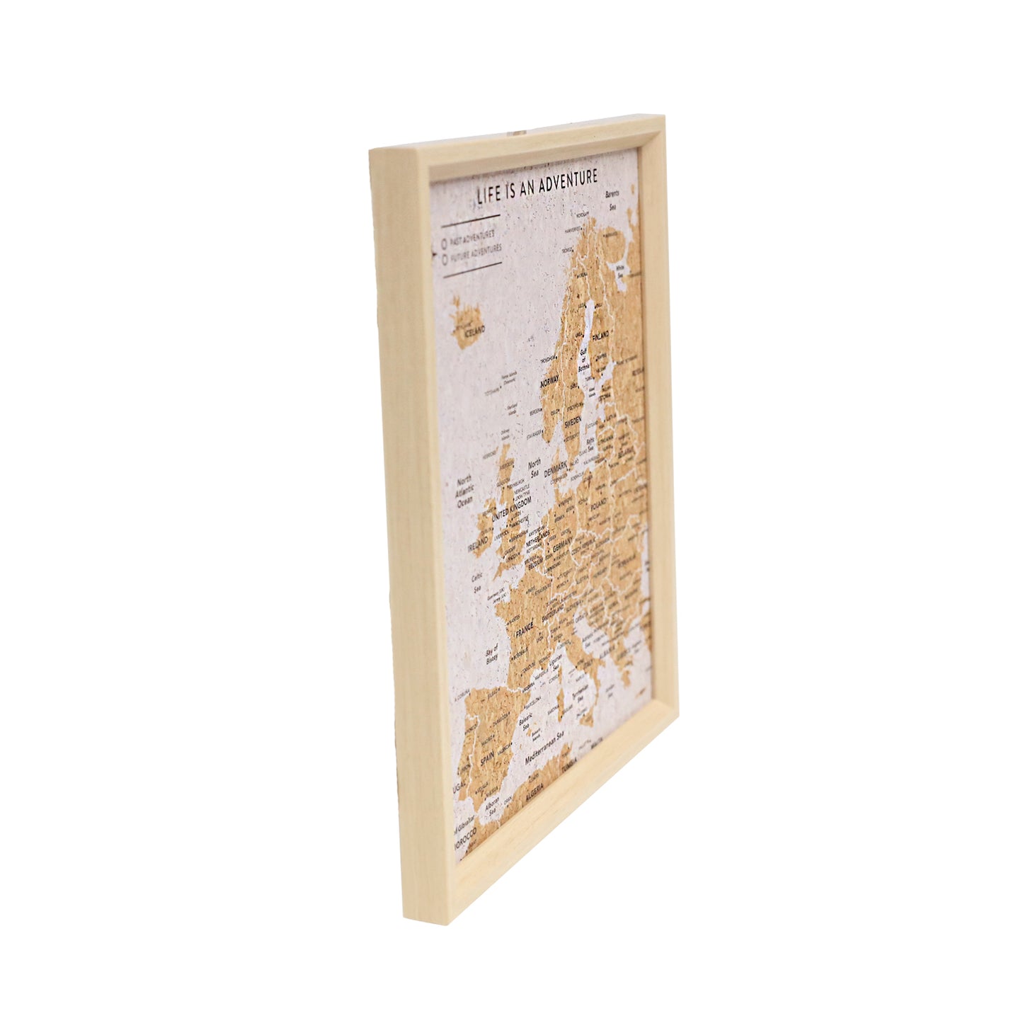 Splosh Travel Board Europe Desk Map