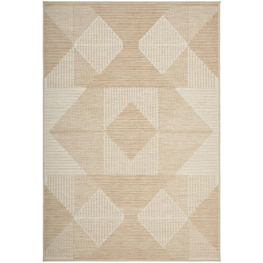 Rug Culture Patio Rico Rug - Natural Brown Geometric - MyHouse