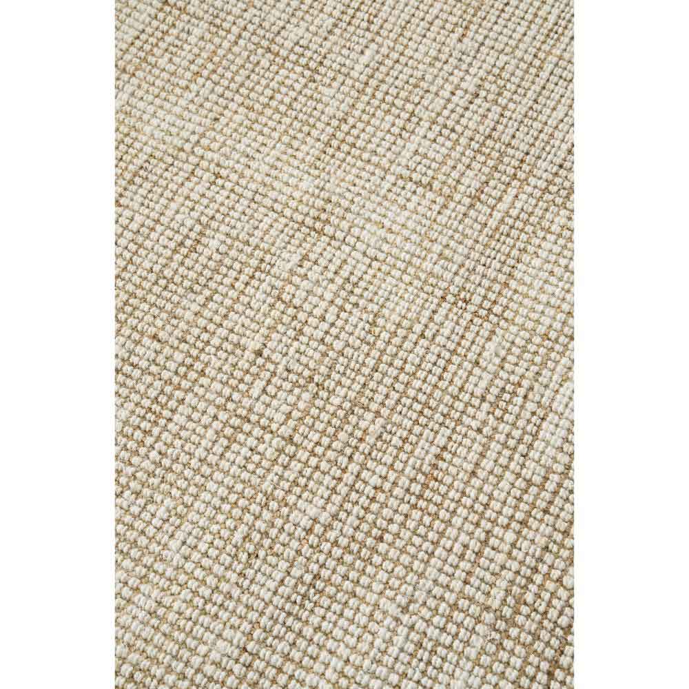 Cream white jute rug detail image - MyHouse