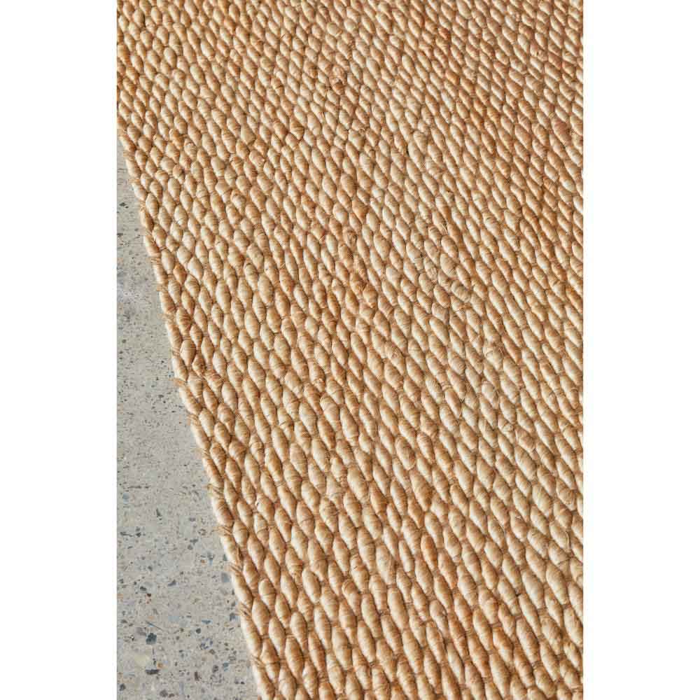 natural brown jute Hampton Rug detail image - MyHouse