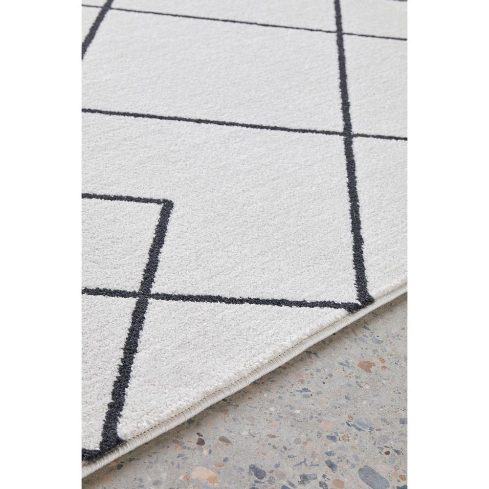 grey modern abstract rug detail image - MyHouse