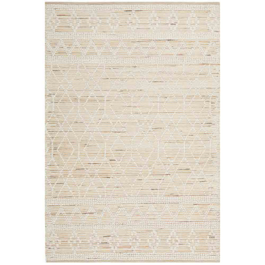 Rug Culture Sahara Xavier Rug Natural diamond stitch - MyHouse