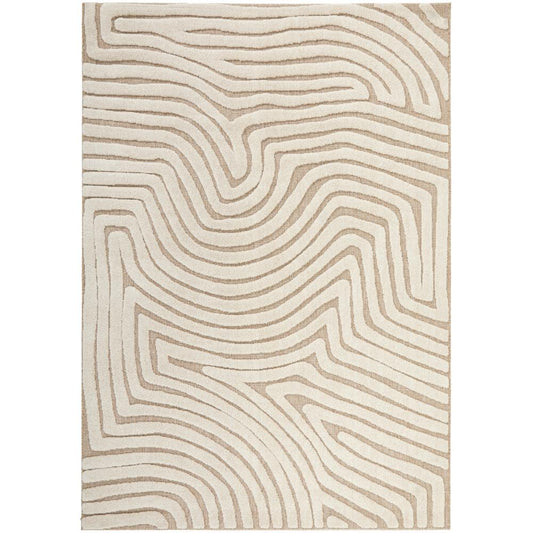 Rug Culture Villa Tani Rug Natural beige swirl - MyHouse