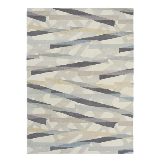 Harlequin Diffinity abstract wool Rug oyster grey - MyHouse