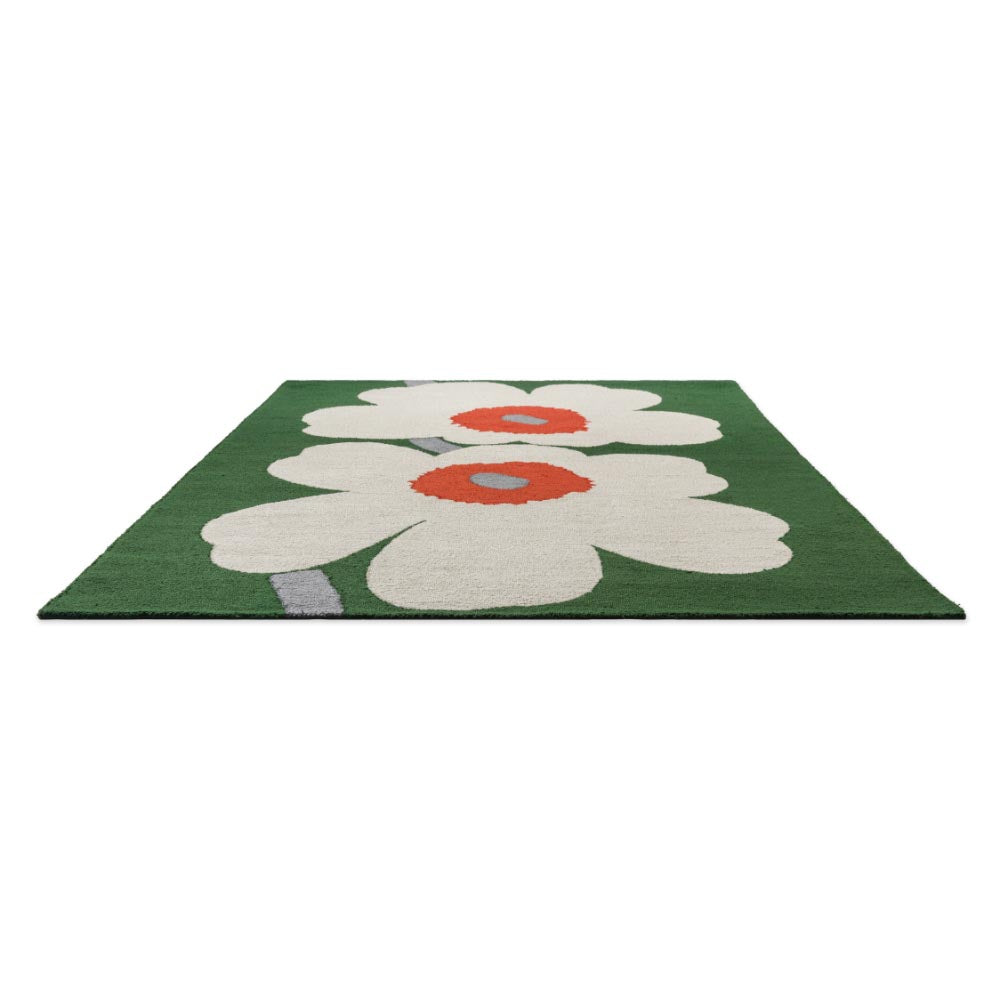 Marimekko Unikko 60th Anniversary Rug Green