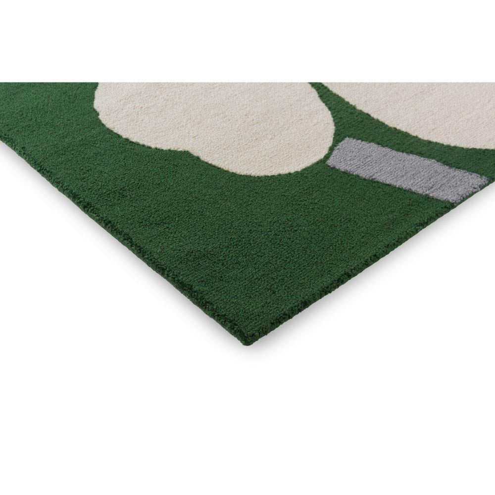 Marimekko Unikko 60th Anniversary Rug Green