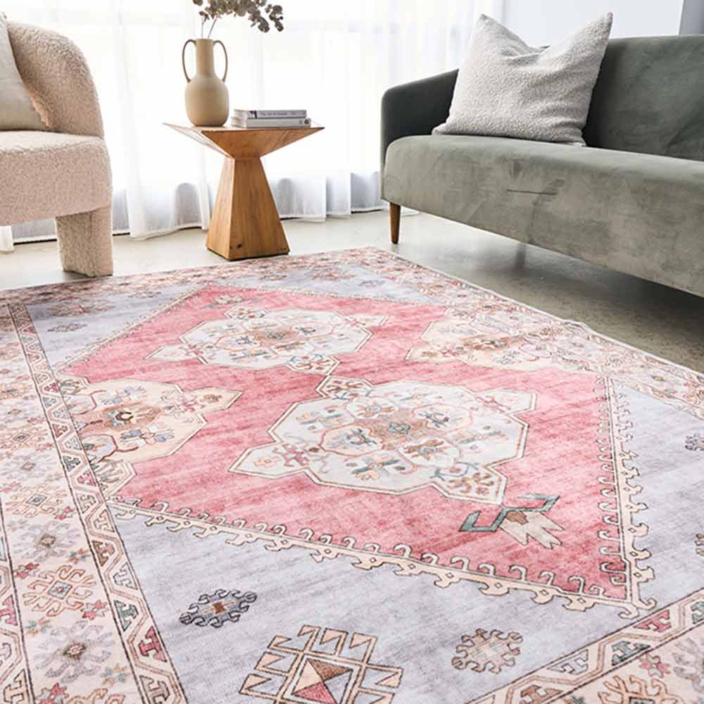 Rug Culture Revive Washable Avril Rose Rug