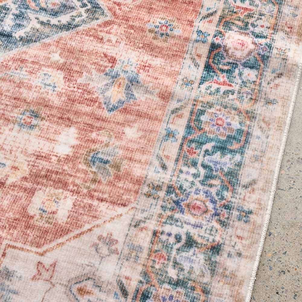 Rug Culture Revive Washable Lila Rust Rug