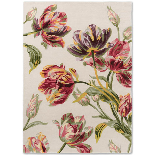 Laura Ashley Gosford Rug Cranberry