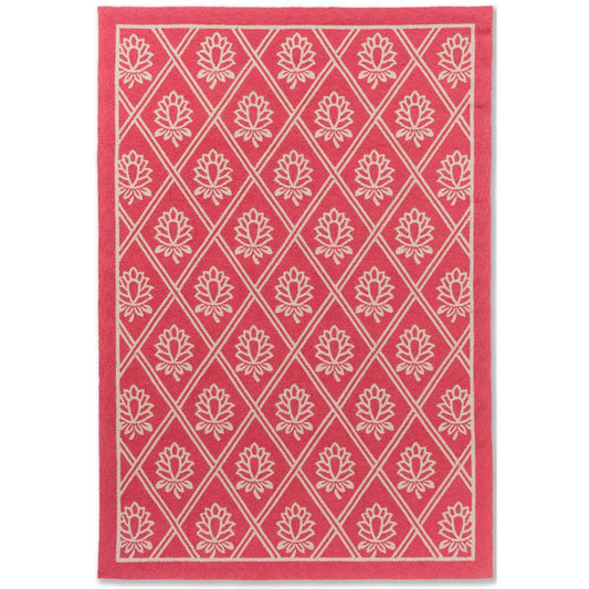 Laura Ashley Porchester Outdoor Rug Poppy Red - MyHouse