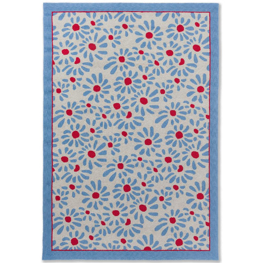 Laura Ashley Thorncliff Outdoor Rug Sky Blue - MyHouse