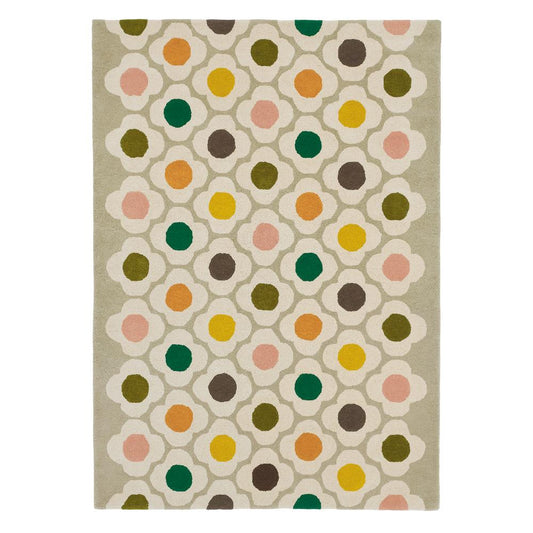 Orla Kiely Spot Flower Wool Rug Multicolour - MyHouse