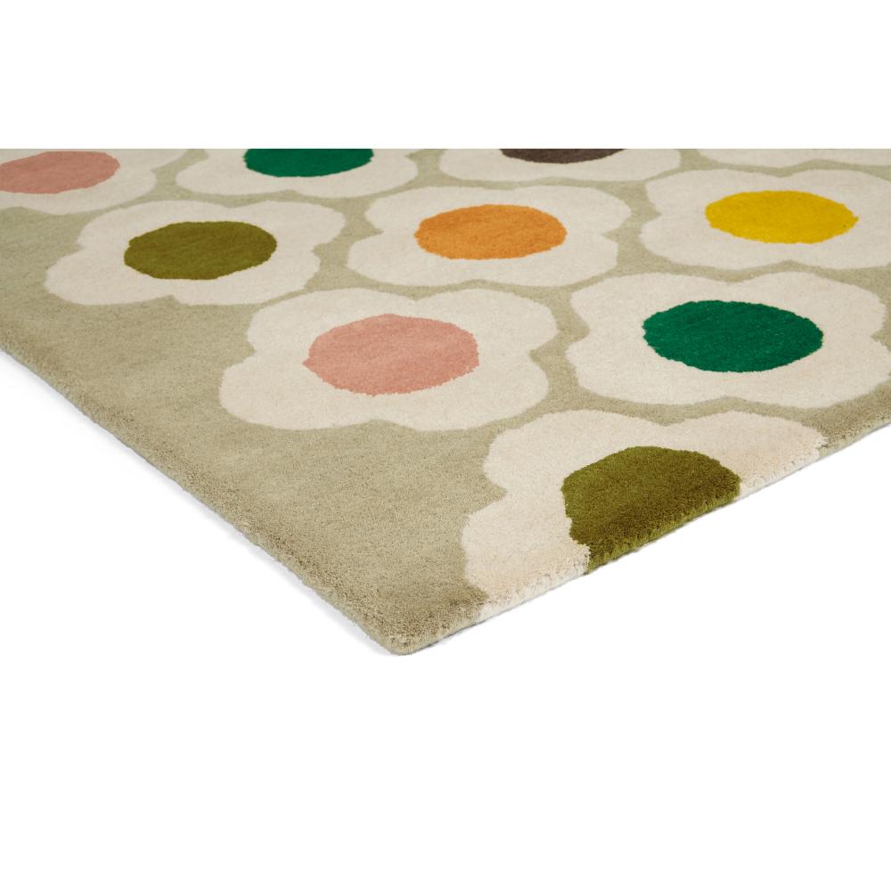 Spot Flower Wool Rug Multicolour detailed image - MyHouse