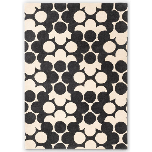Orla Kiely Puzzle Flower Rug Slate - MyHouse
